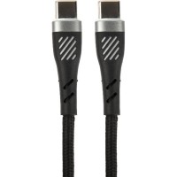 PERFEO Кабель USB C вилка - C вилка, 60W, черный, длина 1 м., POWER (C1105)