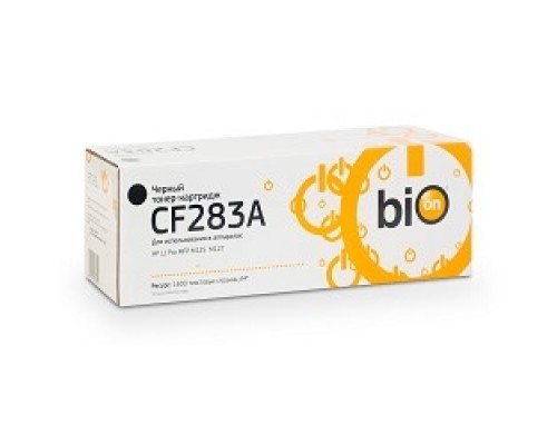 Bion BCR-CF283A Картридж для HP LaserJet Pro M125/M127/M201/M225 (1500 стр.), Черный , с чипом