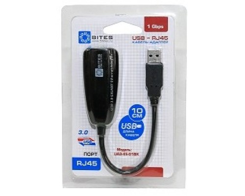 5bites Кабель-адаптер UA3-45-01BK USB3.0 сетевая карта / RJ45 1G / BLACK